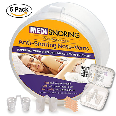 MediSnoring - PREMIUM STOP SNORING NOSE VENT SET